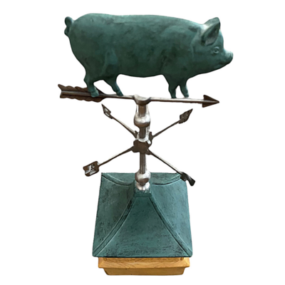 America's Weather Vanes from Band Creations Inc. Tabletop Pig Figurine