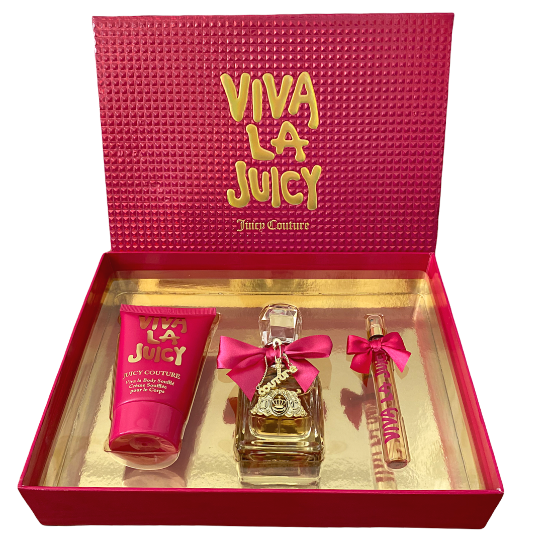 Juicy Couture Viva La Juicy Three Piece Packaged Perfume
Gift Set