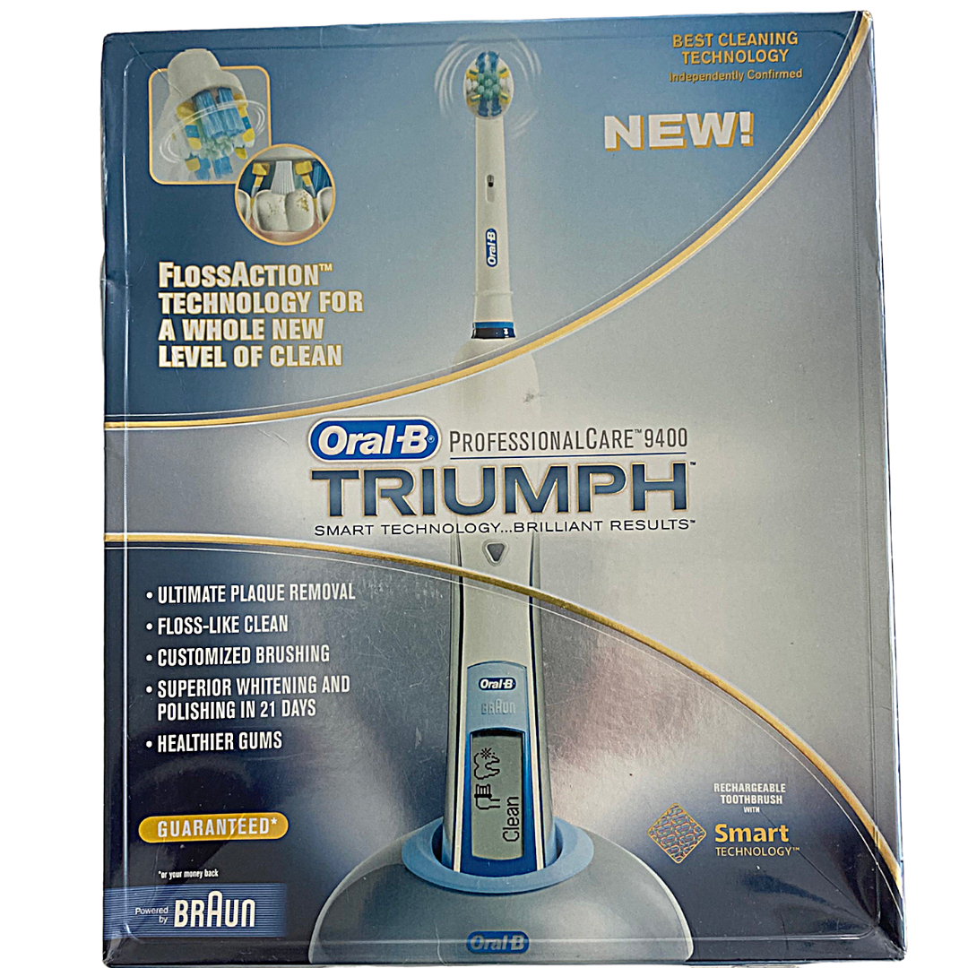 Oral-B Triumph Professional Care 9400 Smart Technology Rechargeable Toothbrush