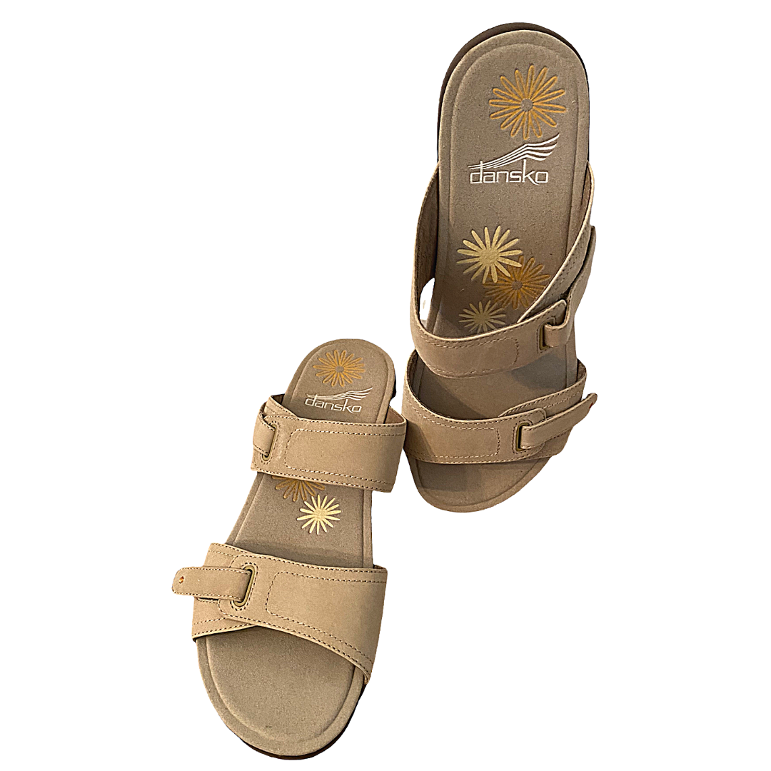 Dansko Isabel Slip-On Velcro Adjustable Sandal Shoe Women's Size EU40 US9.5-10