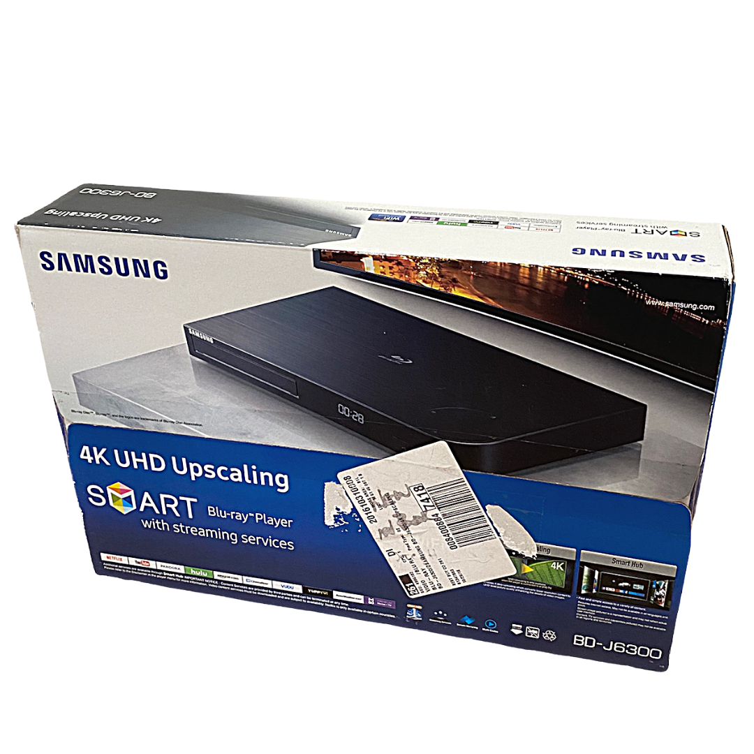SAMSUNG 4K UHD Upscaling SMART Blu-Ray Player BD-J6300