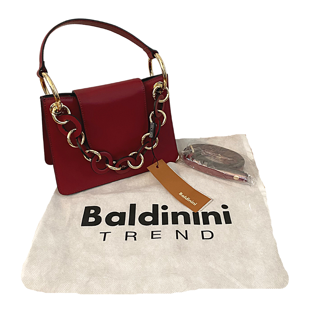 Baldinini Trend Attachable Crossbody Strap Purse