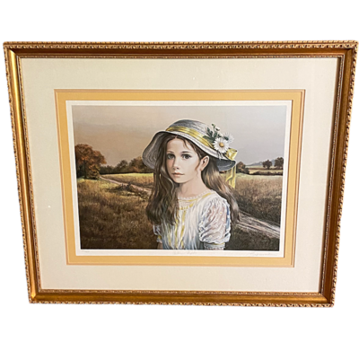 Pati Bannister Signed Limited Edition "Autumn Fields" Print Professionally Framed