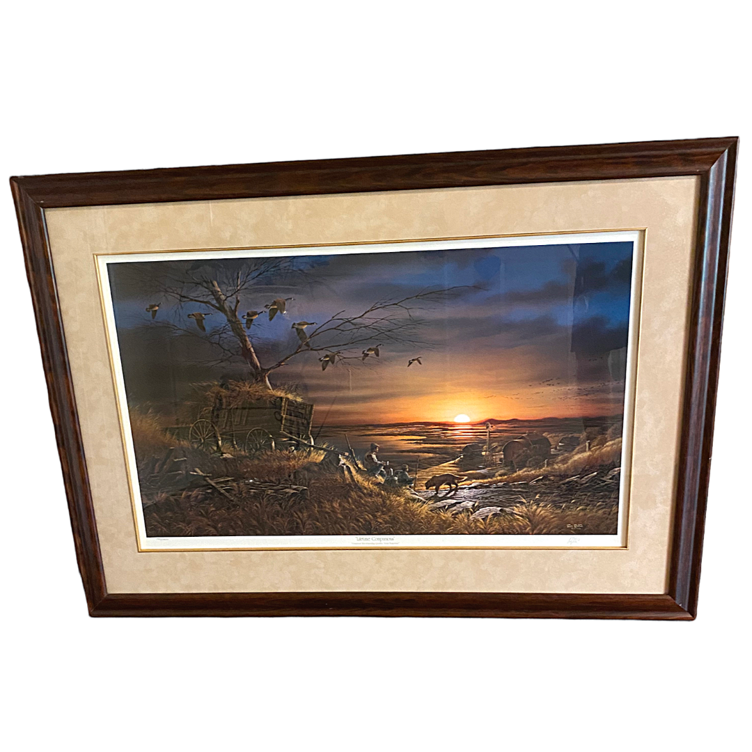 Terry Redlin Pencil Signed Limited Edition "Lifetime Companions" Professionally Framed