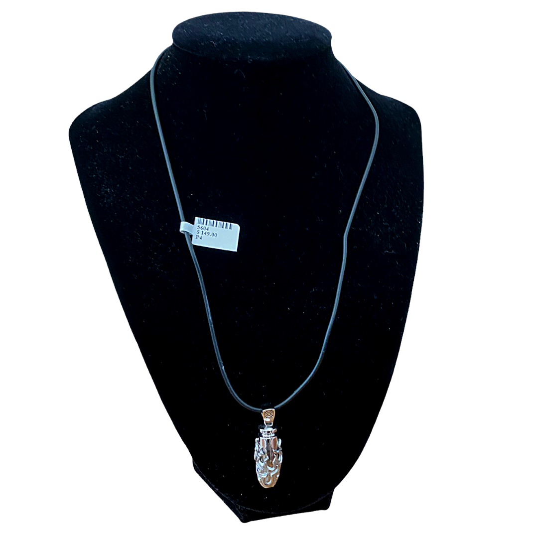 Sterling Silver Cremation Urn Necklace