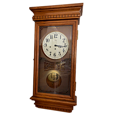 Pearl Clock Co. 8 Day Mechanical Wall Clock