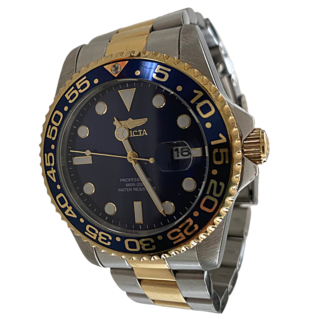 Invicta Pro Diver 200M Water Resistant Stainless Steel Unisex Watch