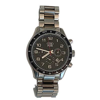 Audi 635 Chronograph 25 Jewel Swiss-Made Transparent Back Watch
