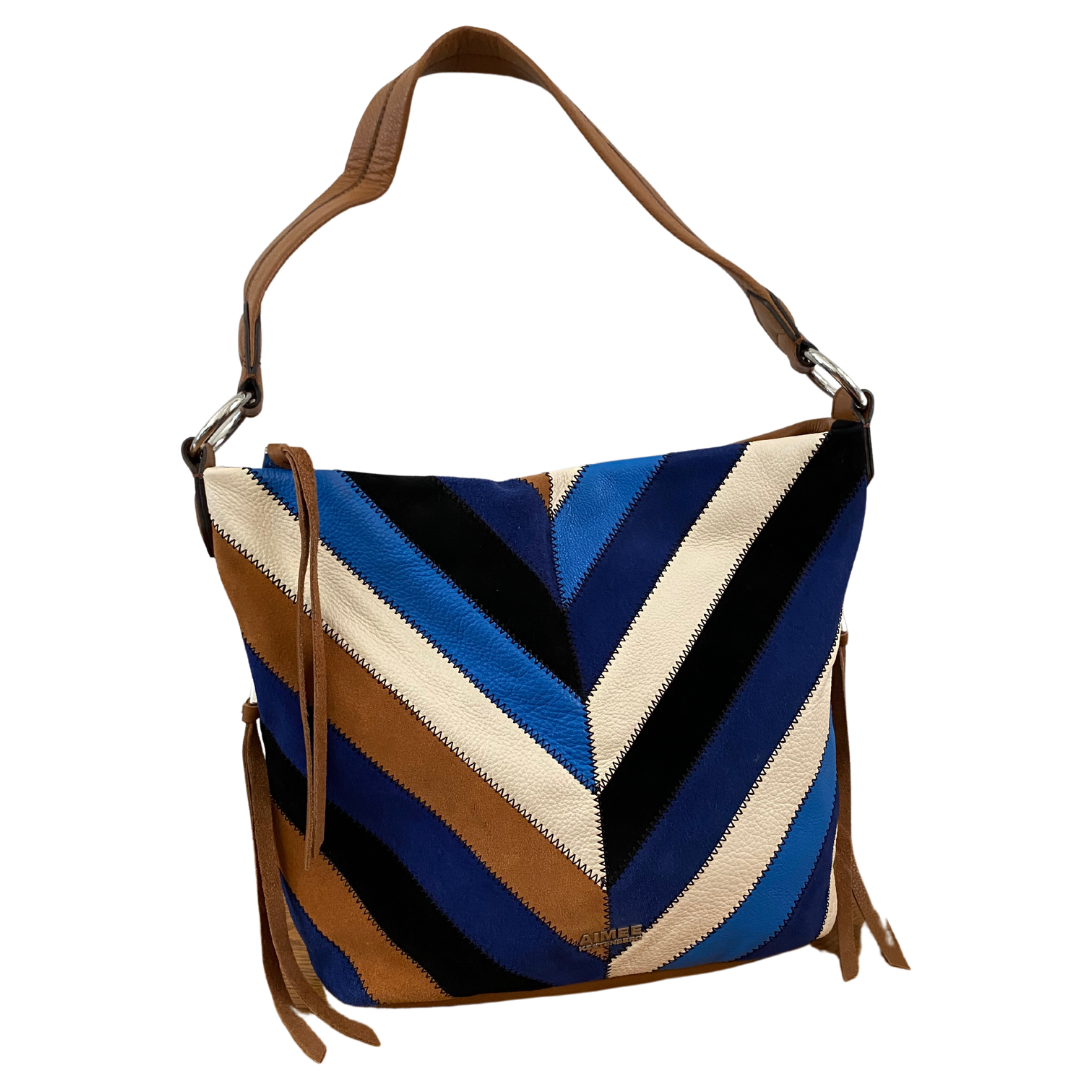 Aimee Kestenberg Zip Top & Side Multicolor Purse