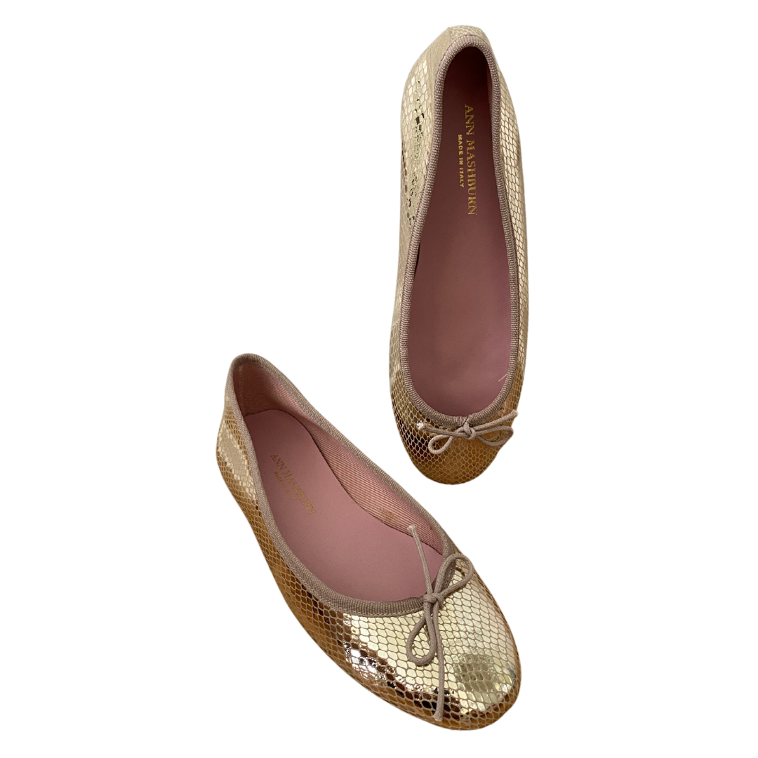 Ann Mashburn Ballet Flats Made In Italy Shoe Women's Size EU36 US5.5