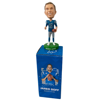 Jared Goff #16 Detroit Lions NFL Bobblehead Figurine