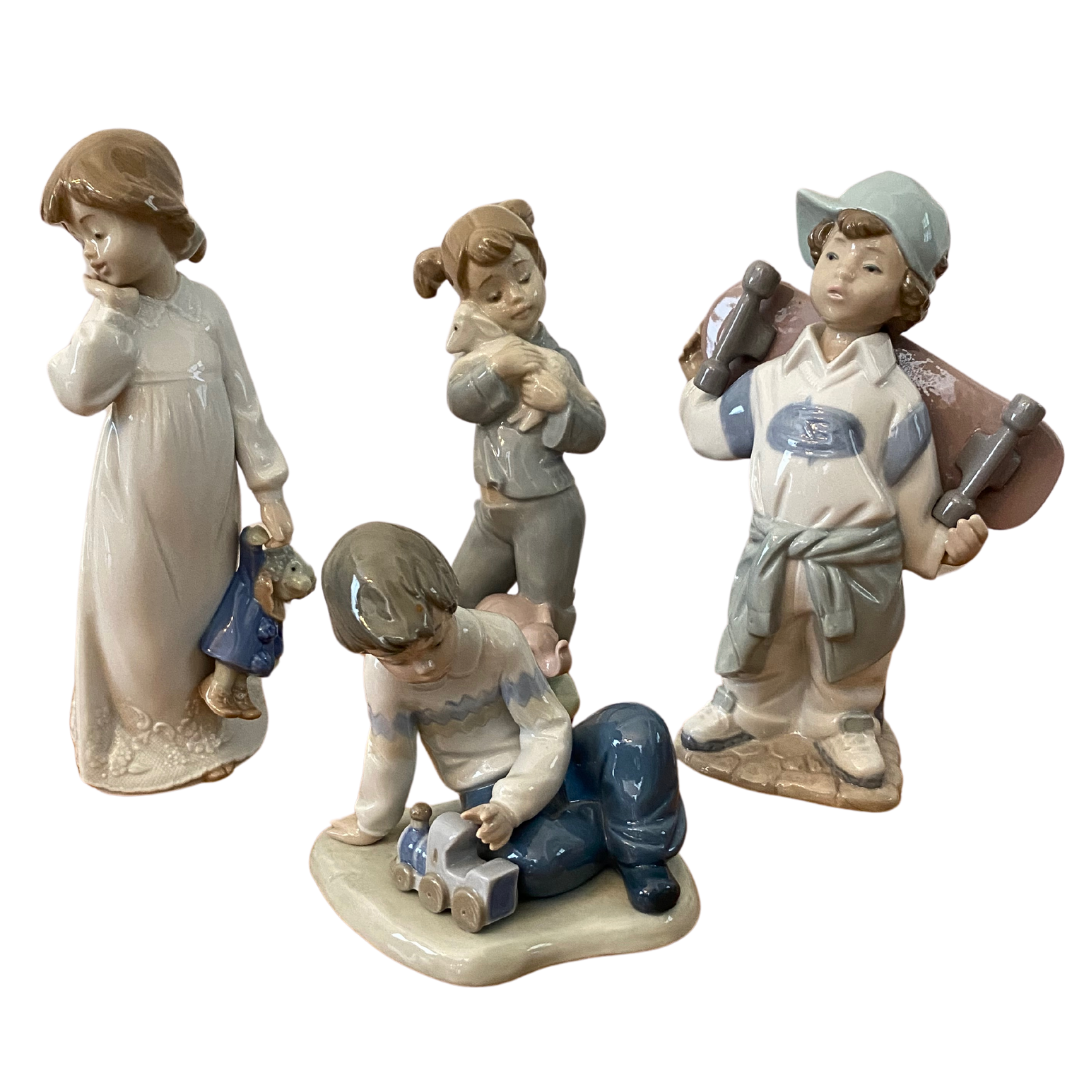 LLADRO Children Figurine Set of 4