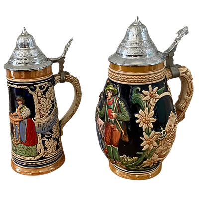 Beer Stein Made In Germany Set of 2