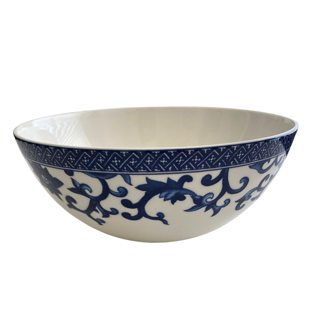 Ralph Lauren Mandarin Blue Round Serving Bowl