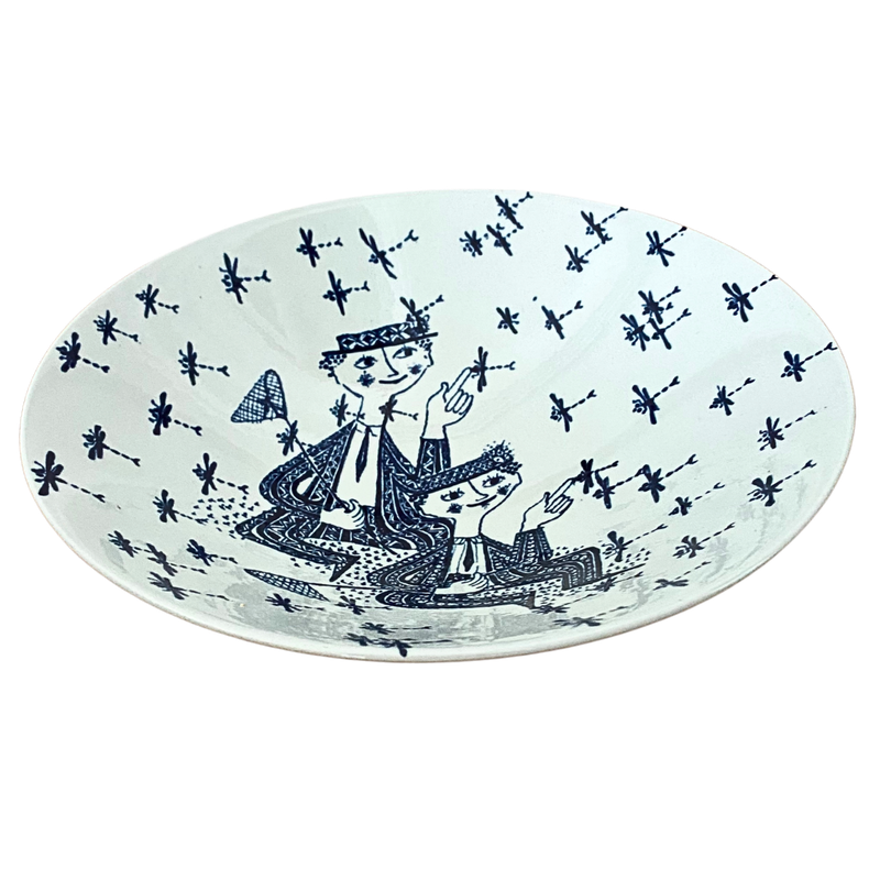 Bjorn Wiinblad Signed Serving Bowl Made In Denmark