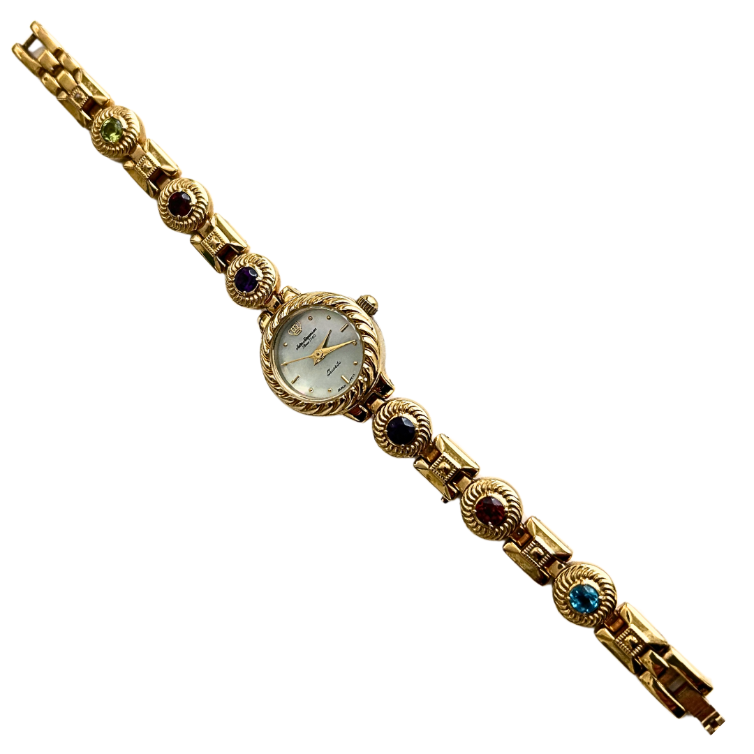 Jules Jurgenson Gemstone Watch 7730 Women&#39;s Small