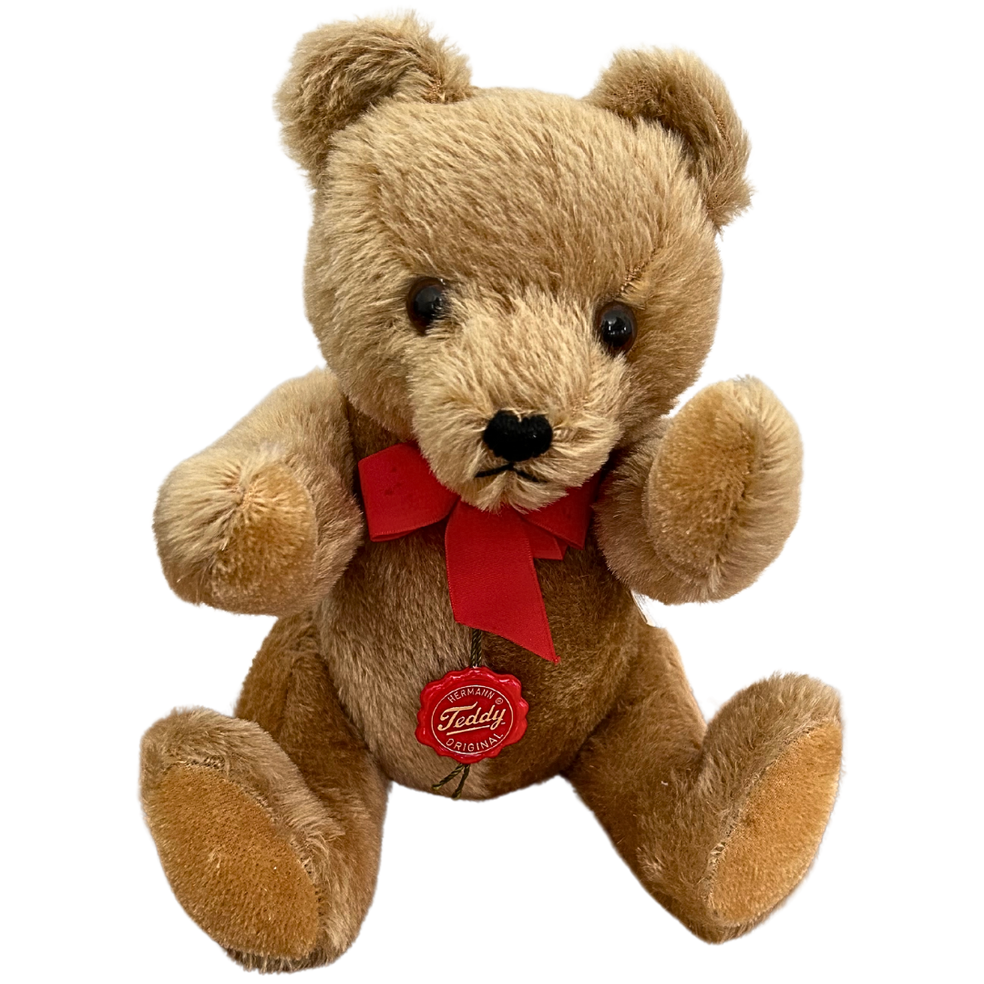 Hermann Original Made In Germany Wool &amp; Cotton Plush Bear