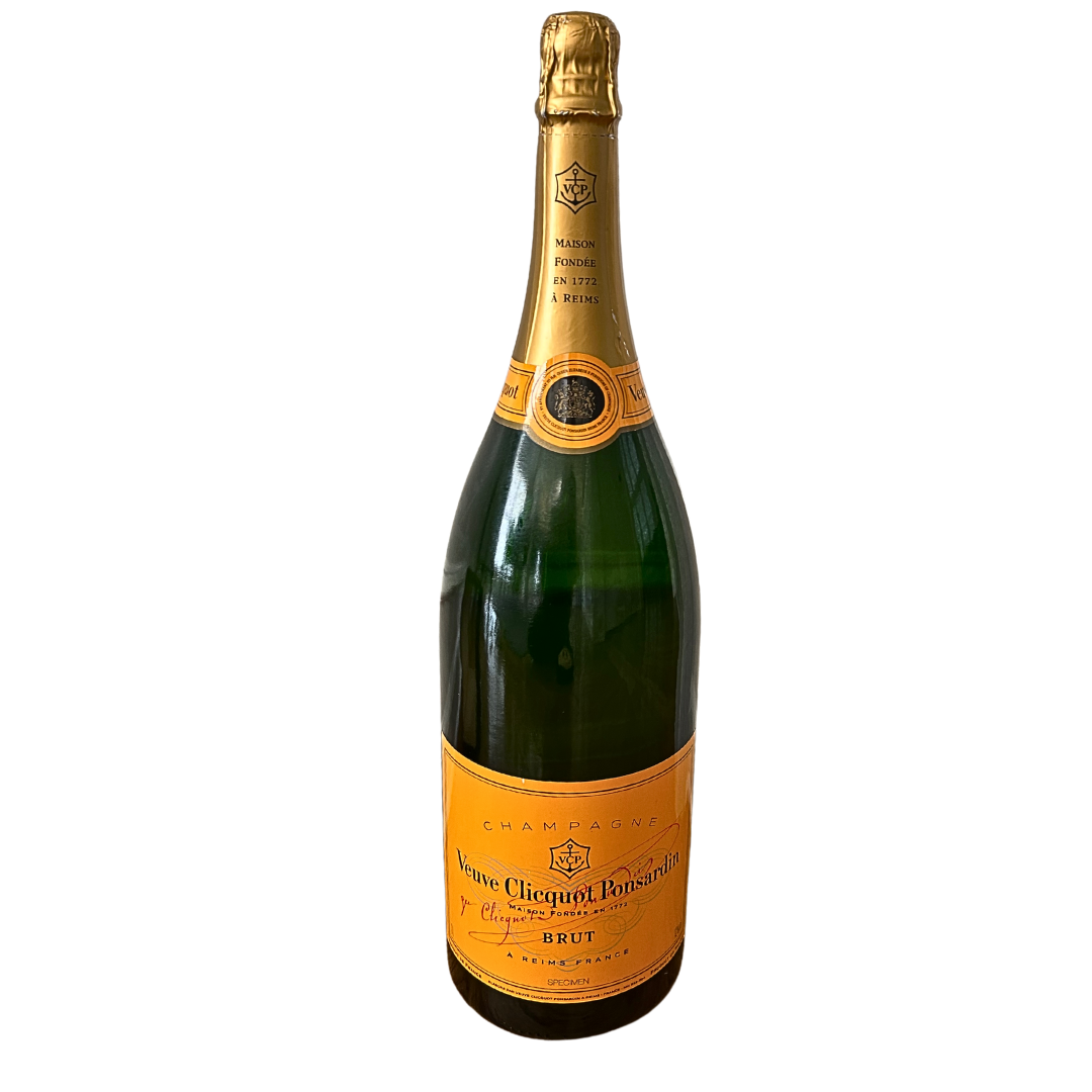 Veuve Clicquot Ponsardin Champagne Specimen 3L Empty Sealed Display Bottle