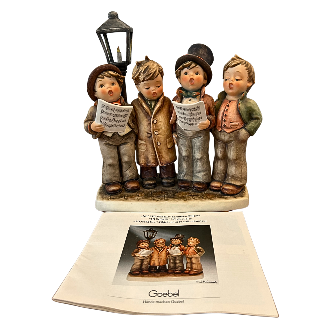 M.J. Hummel Sangerquartett Goebel Germany Signed 1987 Harmony In Four Parts #471