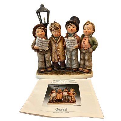 M.J. Hummel Sangerquartett Goebel Germany Signed 1987 Harmony In Four Parts #471
