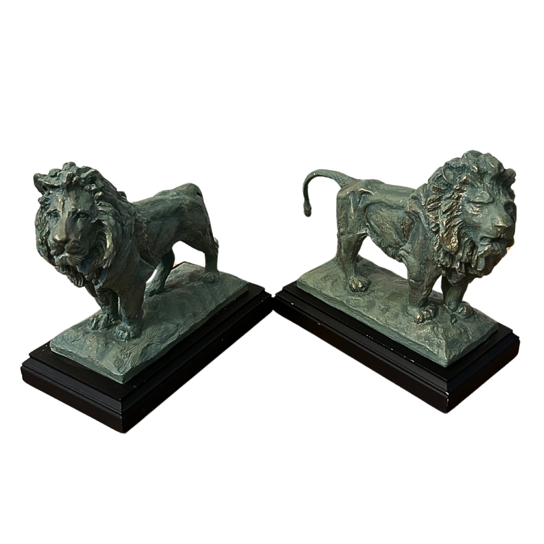 The Museum Shop Art Institute of Chicago Lions 2000 Bookend Set of 2