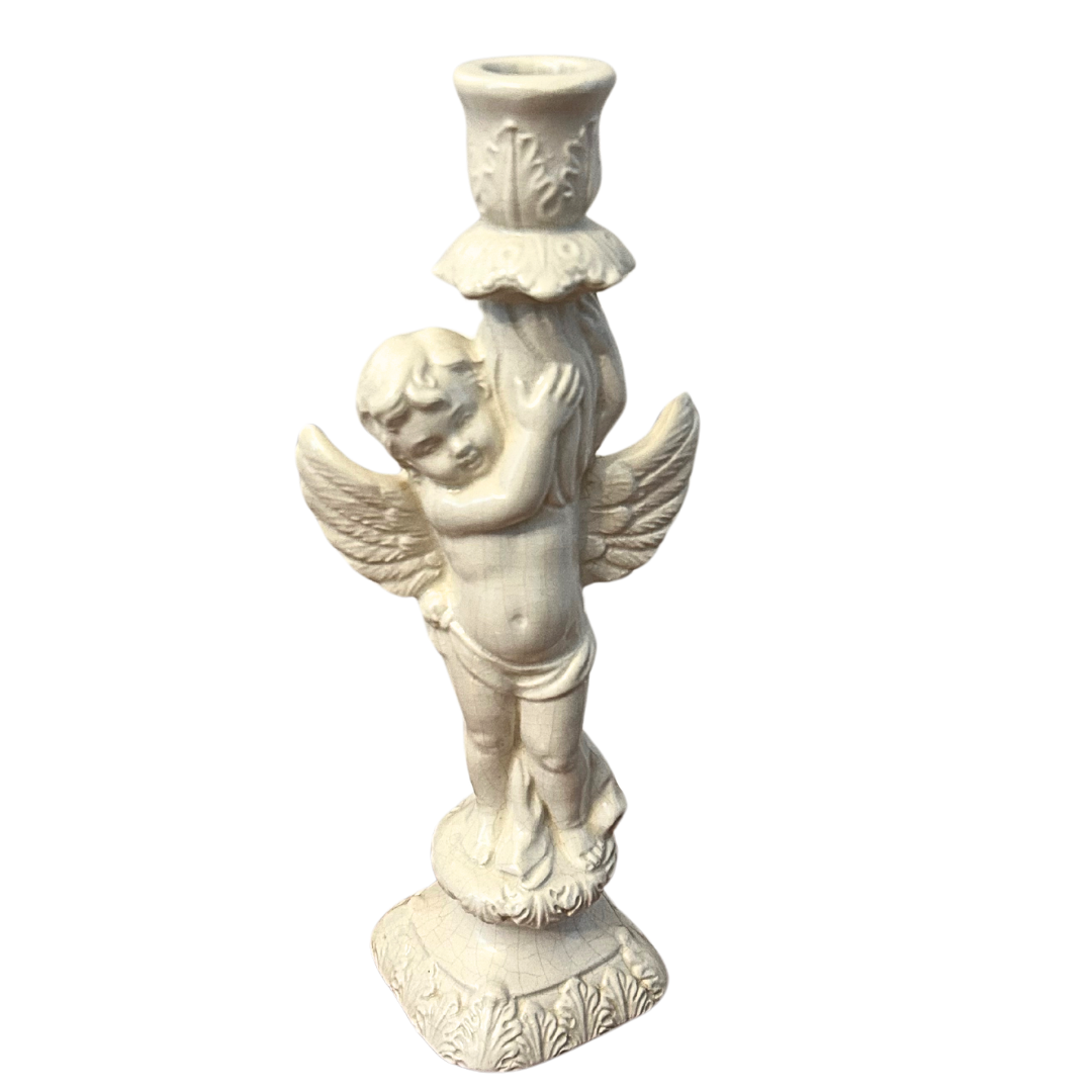 VIETRI Made In Italy Cherub Angel Candlestick