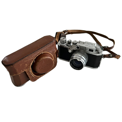 Canon 35mm Vintage Camera #101484  &amp; Leather Case