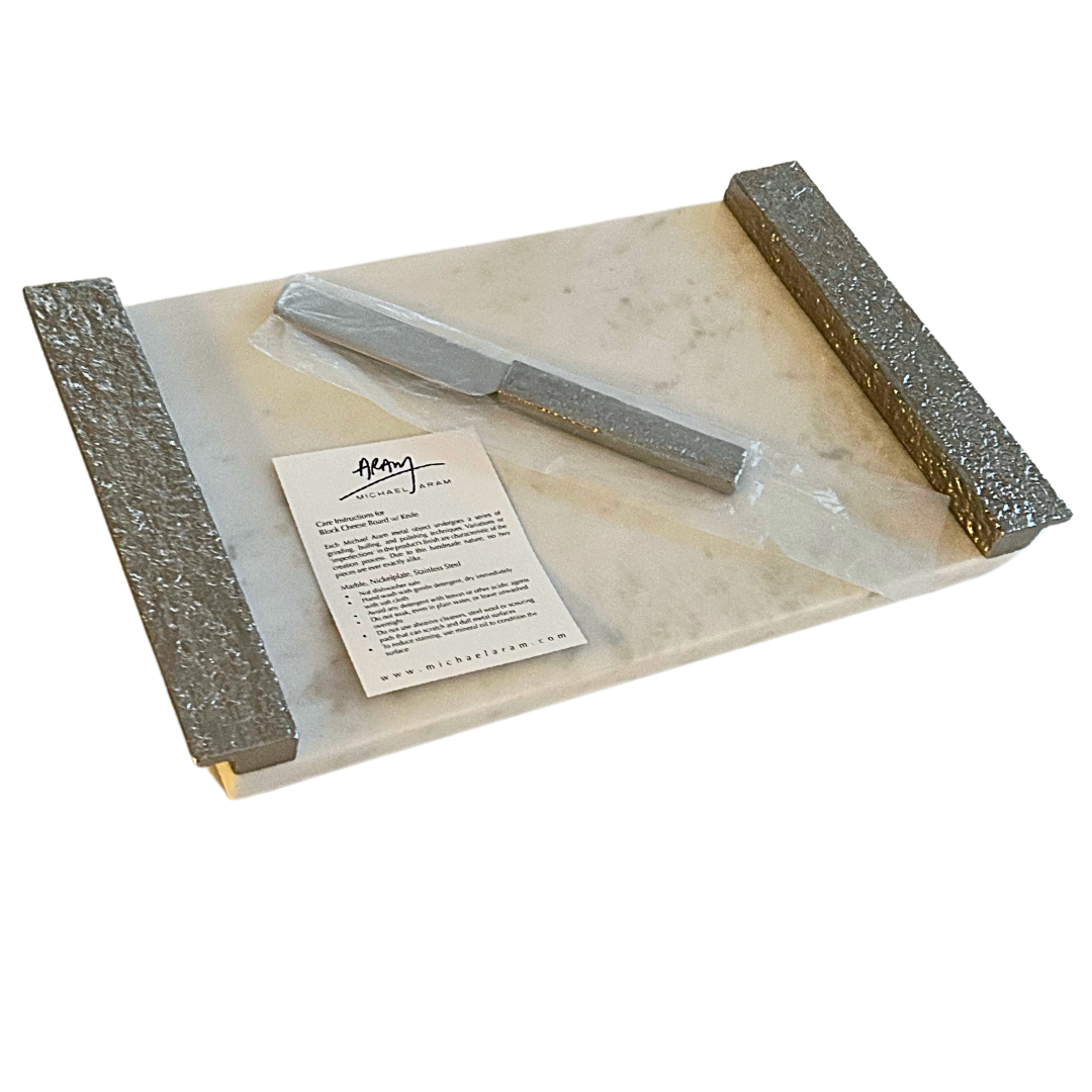 Michael Aram Cheese Board Block &amp; Knife