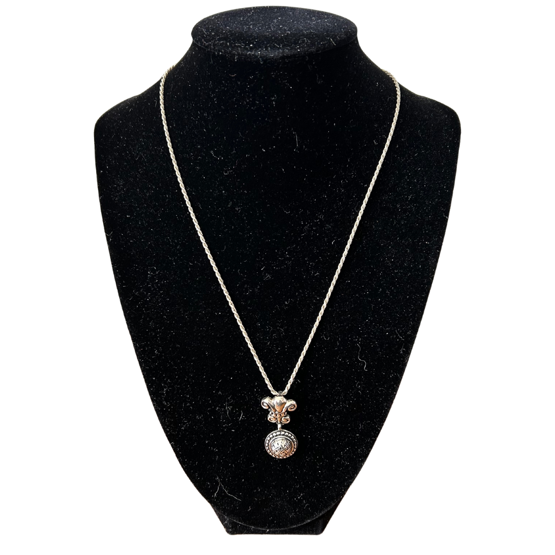 SA Italian Sterling Pendant &amp; Chain Necklace