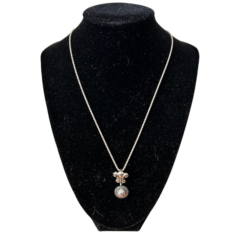SA Italian Sterling Pendant &amp; Chain Necklace