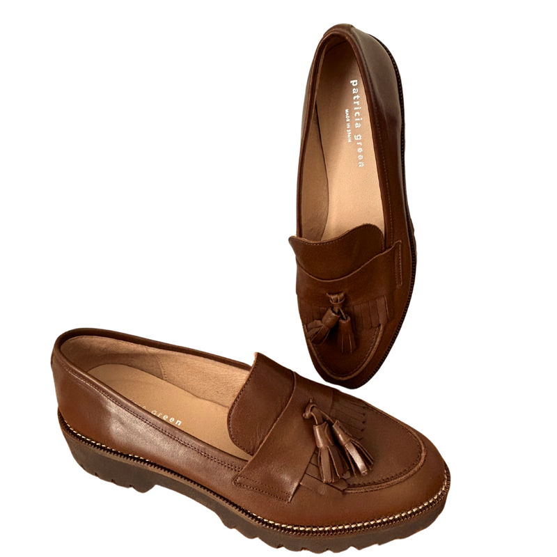 Patricia Green Comfort Light Tassel Loafer Women&#39;s Size 9