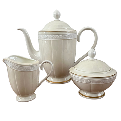 Villeroy &amp; Boch Ivoire Made In Germany Bone China Coffee/Tea Serving Set of 5