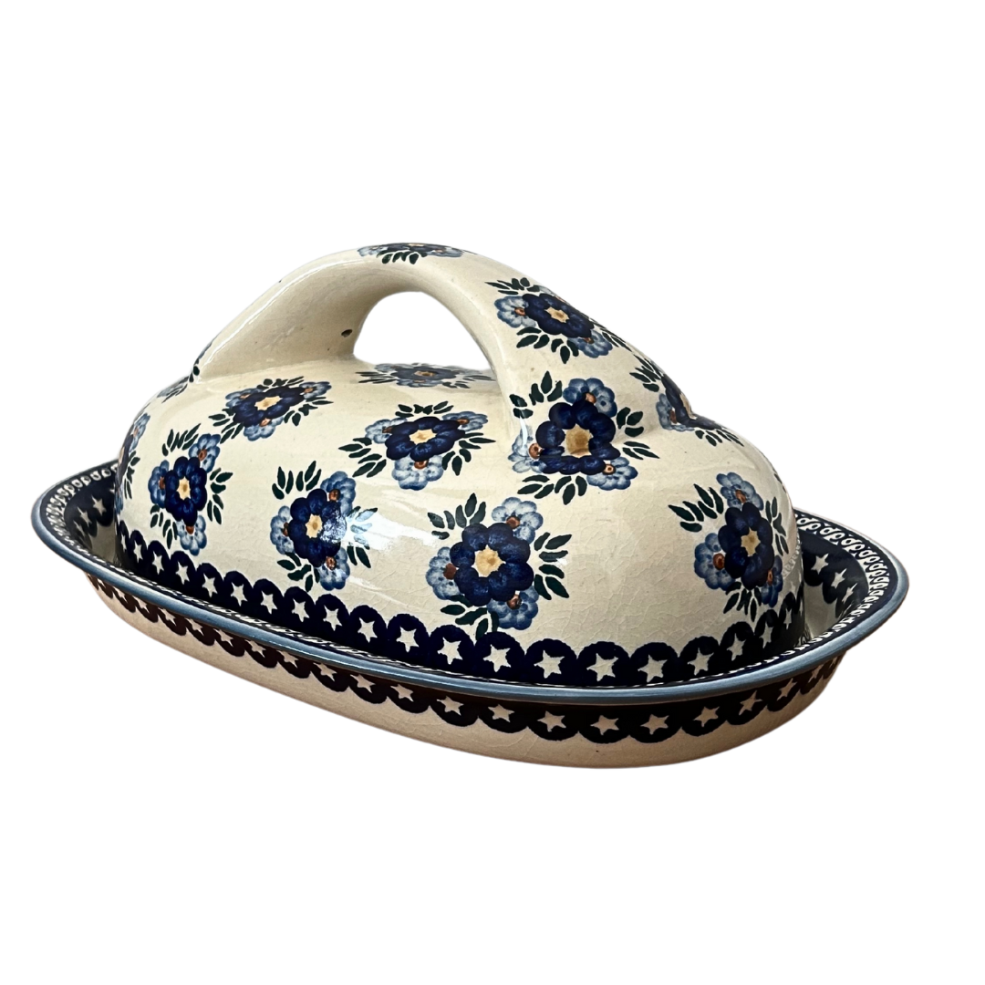 Boleslawiec Handmade UNIKAT Signed Made In Poland Covered Serving Dish