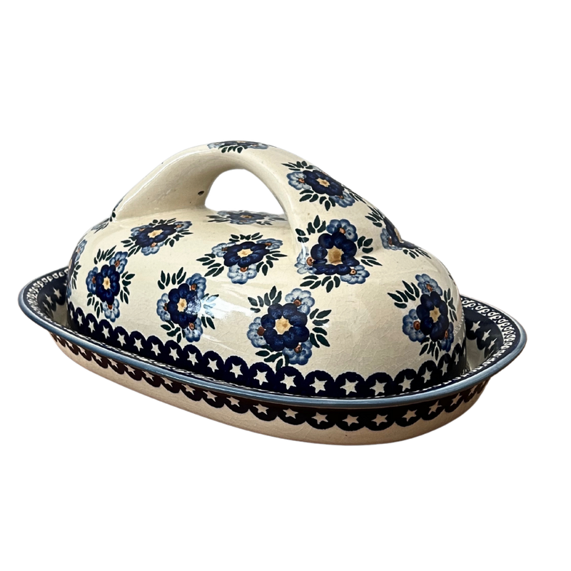 Boleslawiec Handmade UNIKAT Signed Made In Poland Covered Serving Dish