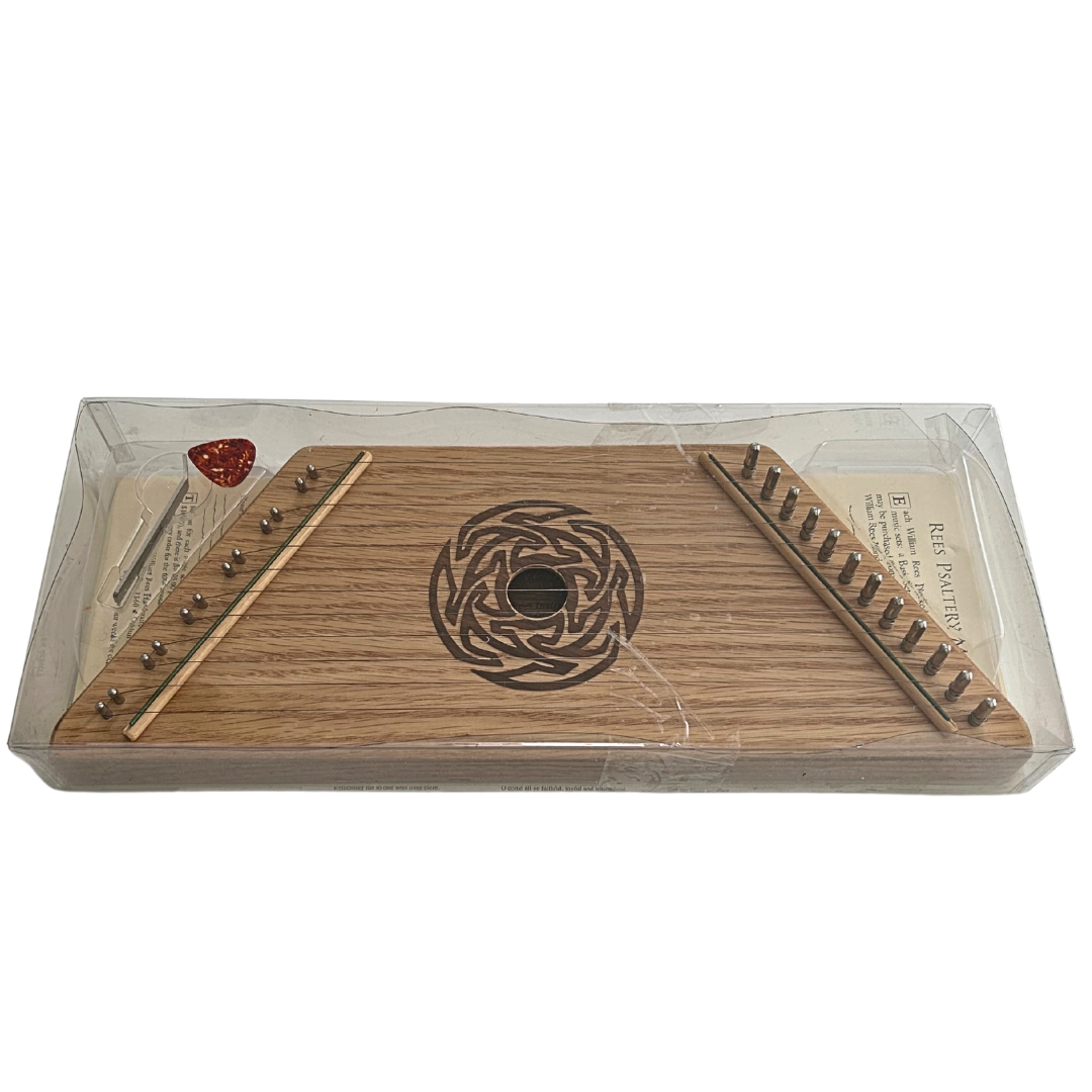 William Rees Handcrafted Musical Instruments Rees Renaissance Psaltery Plucked 12-String Lap Harp Basic &amp; Children&#39;s Music Set