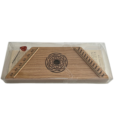 William Rees Handcrafted Musical Instruments Rees Renaissance Psaltery Plucked 12-String Lap Harp Basic &amp; Children&#39;s Music Set