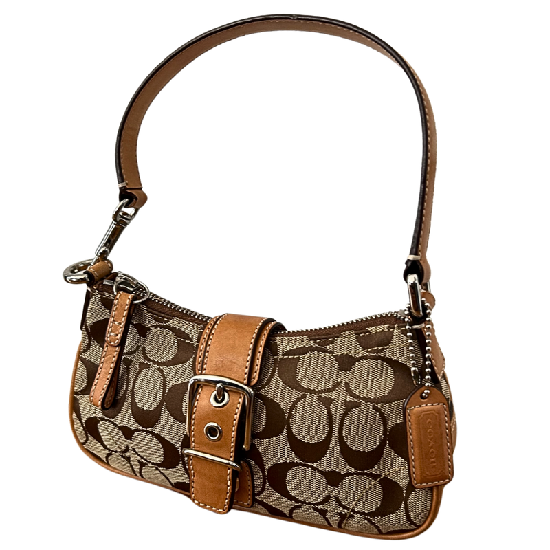 COACH Signature Mini Shoulder Purse 6362