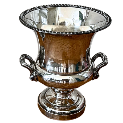 Silver Plated Wine Champagne Cooler Trophy Vase Ice Bucket