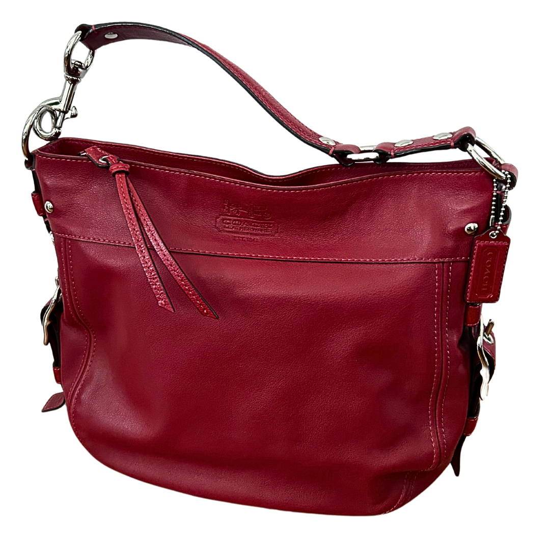 COACH Zip Top Closure Shoulder Purse 12669