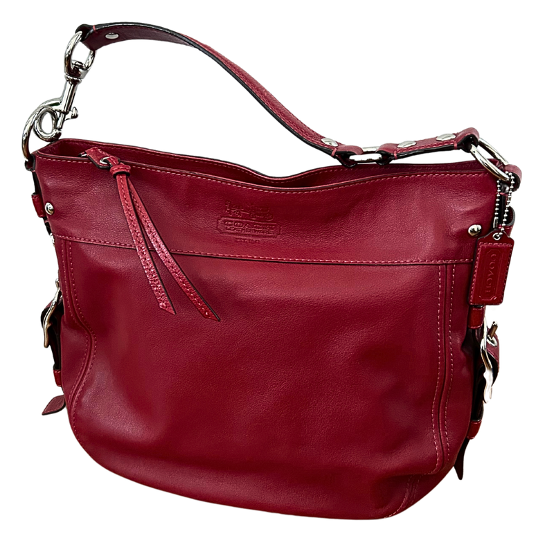 COACH Zip Top Closure Shoulder Purse 12669
