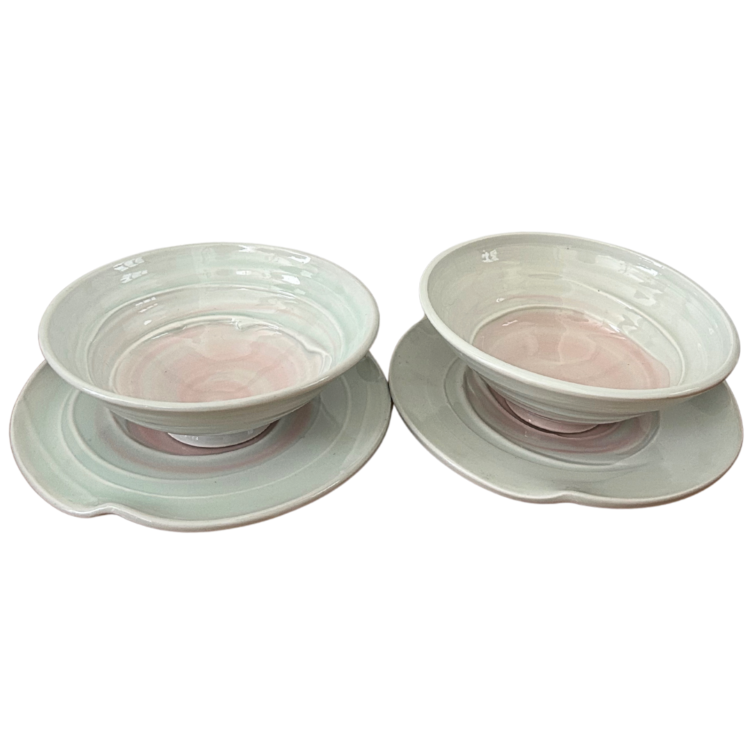 Leah Leitson Ceramics Bowls &amp; Luncheon Plates Set of 4
