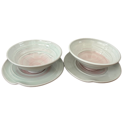 Leah Leitson Ceramics Bowls &amp; Luncheon Plates Set of 4
