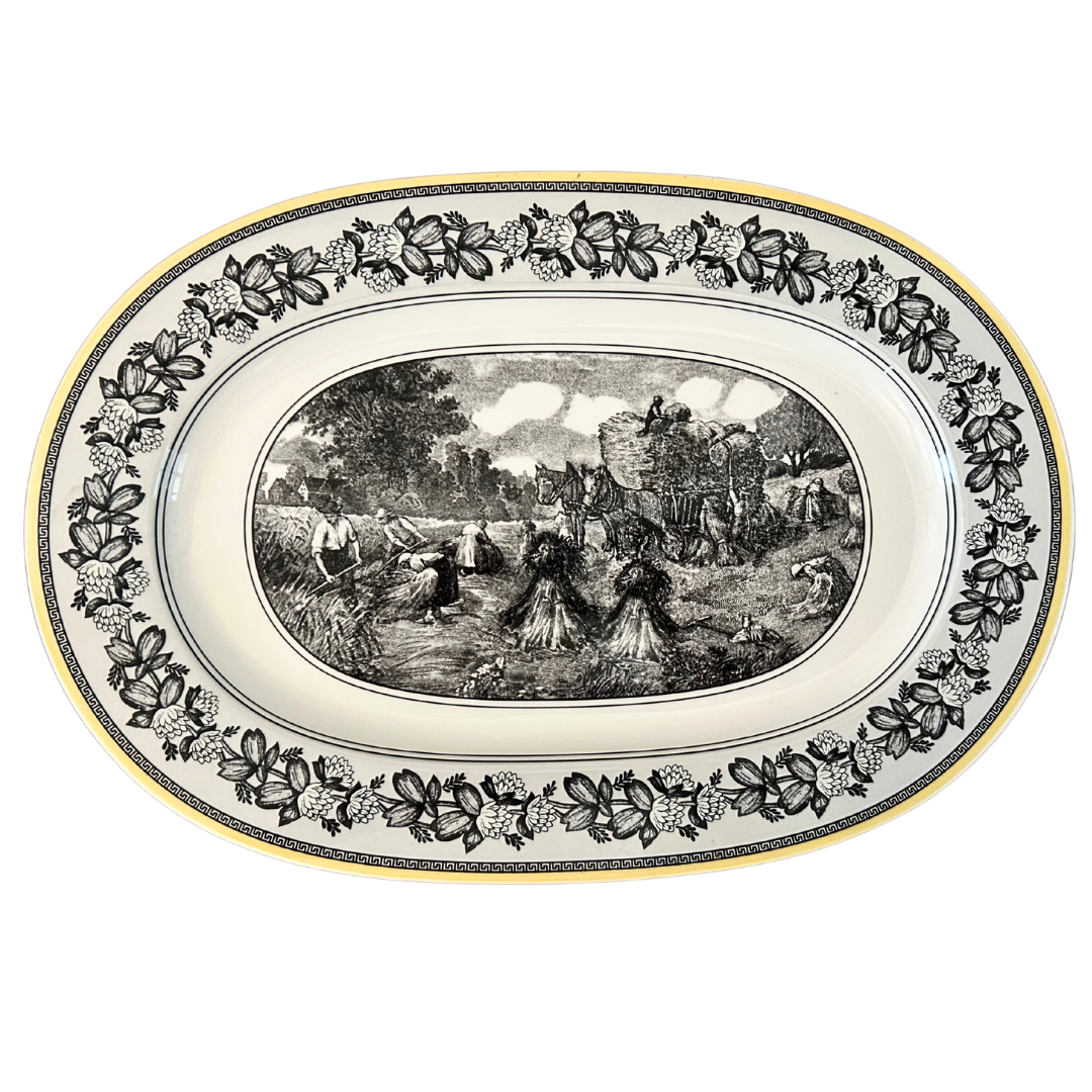 Villeroy &amp; Boch 1748 Auden Ferme Made In Germany 16&quot; Oval Serving Platter