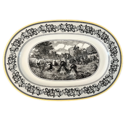 Villeroy &amp; Boch 1748 Auden Ferme Made In Germany 16&quot; Oval Serving Platter