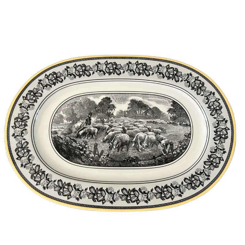 Villeroy &amp; Boch 1748 Auden Ferme Made In Germany 13&quot; Oval Serving Platter