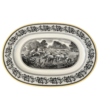 Villeroy &amp; Boch 1748 Auden Ferme Made In Germany 13&quot; Oval Serving Platter