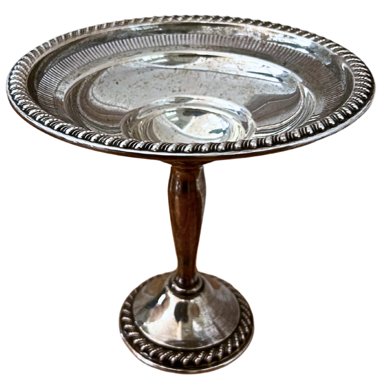 Rogers Weighted 1930 Sterling Pedastal Compote Serving Dish