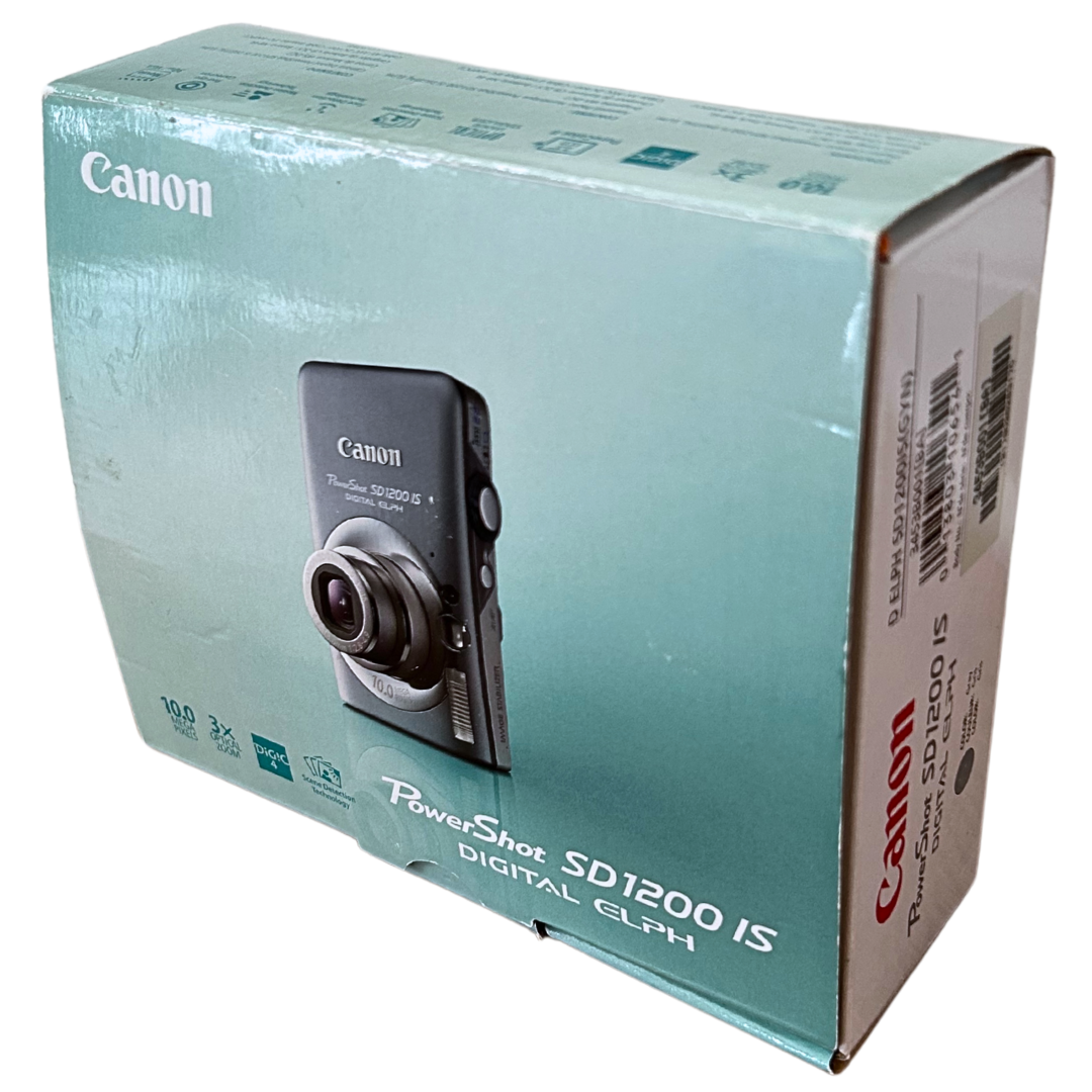 Canon PowerShot SD1200 IS Digital ELPH Camera &amp; Lowepro Case