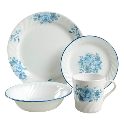 Corelle By Corning Blue Velvet Dinnerware Set of 40