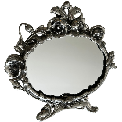 Elias 1984 Fine Pewter 925 Free Standing Ornate Mirror/Frame